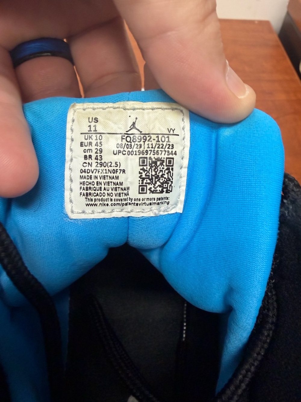 Jordan 9 Retro “Powder Blue” - Picture 6 of 6